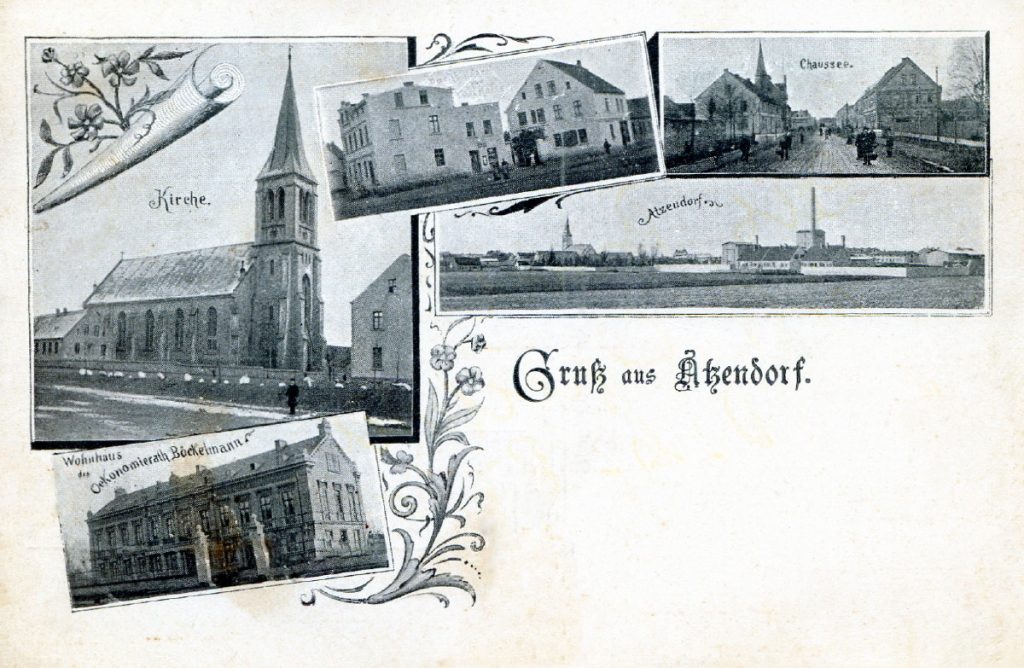 Atzendorf Ansichtskarte um 1910