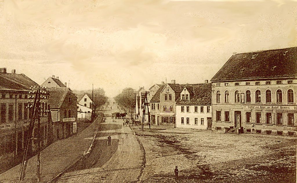 Magdeburg-Leipziger Straße gegen Ende des 19.Jahrhunderts Förderstedt