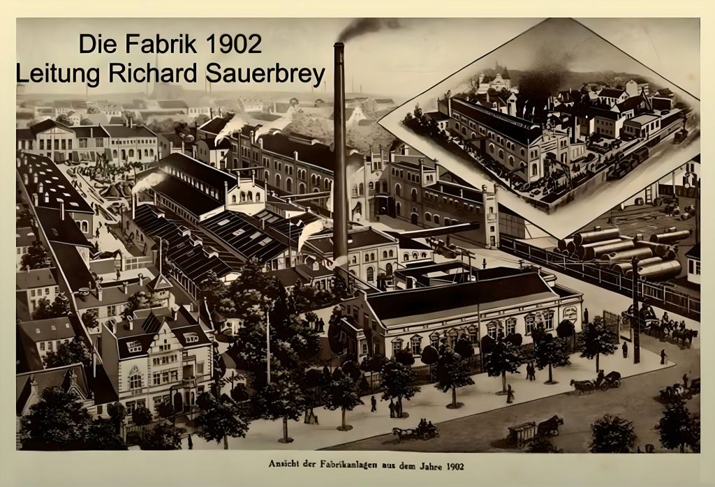 Fabrik Sauerbrey um 1902