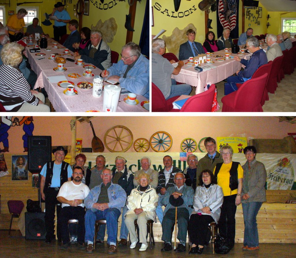 Fotos von der Vereinssitzung bei den Freunden vom Line-Dance-Verein Staßfurt, OT Löderburg in den Vereinsräumen in der Löderburger Thiestraße.
