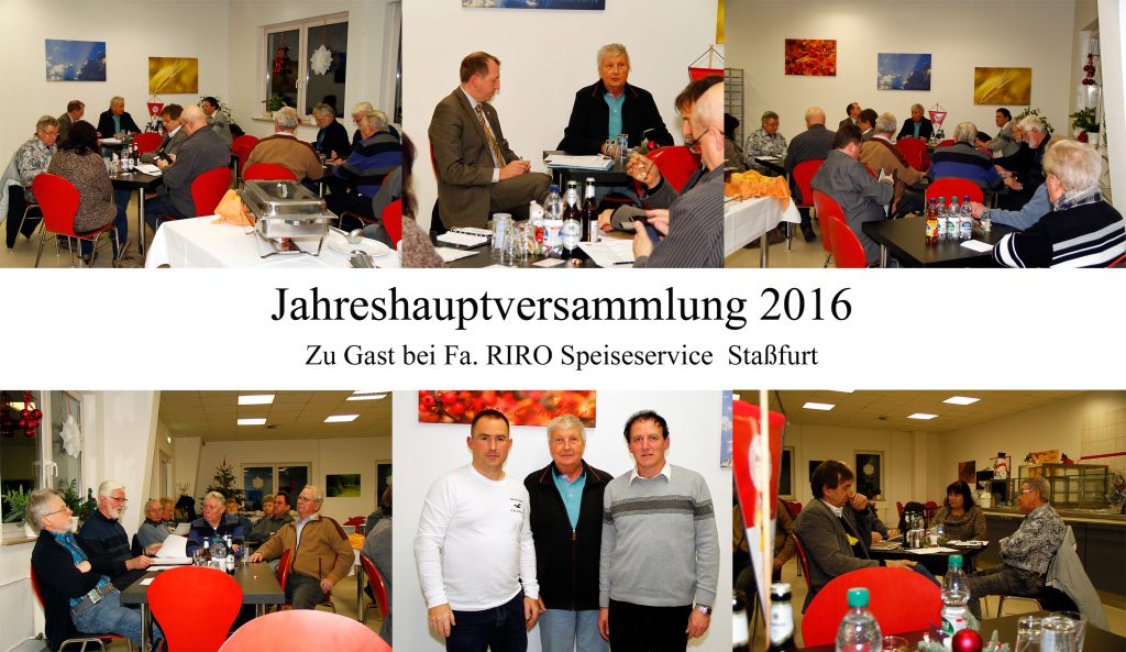 Jahreshauptversammlung bei Fa.RIRO Speiseservice Staßfurt, Zu Gast: Oberbürgermeister Sven Wagner
